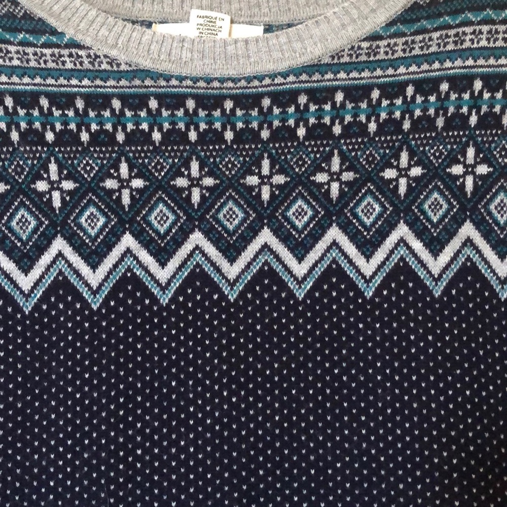 Navy blue sweater dress - Picture 5 of 6